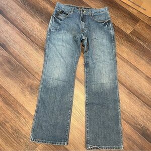 ARIAT Rebar M4 Jeans Mens Size 31 X 32 Relaxed Boot Fit Embroidered Pockets